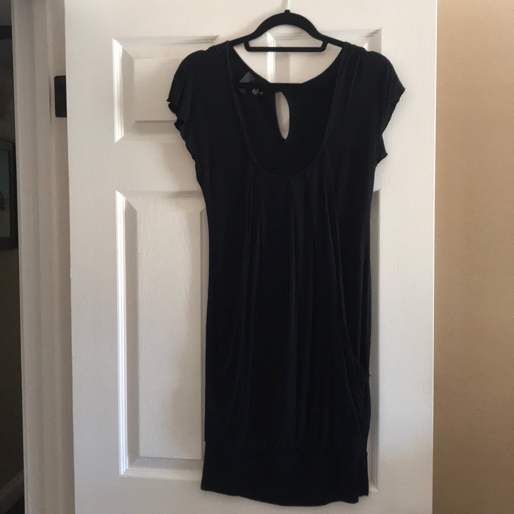 Woman’s black dress